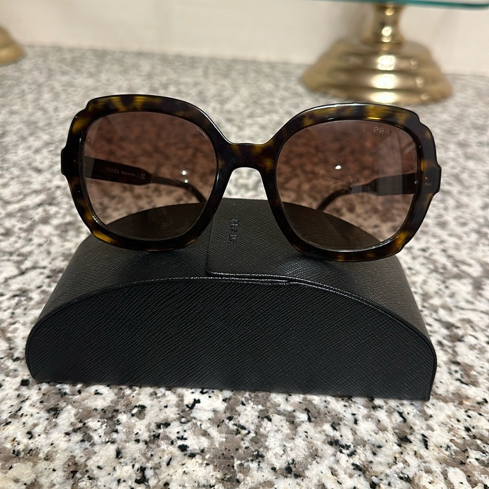 Prada SPR 16U tortoise sunglasses